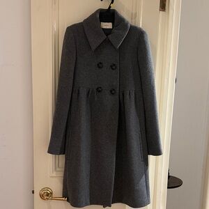 Ba&Sh Gray Double-Breasted Coat